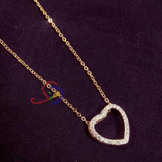 Studded Heart Chain