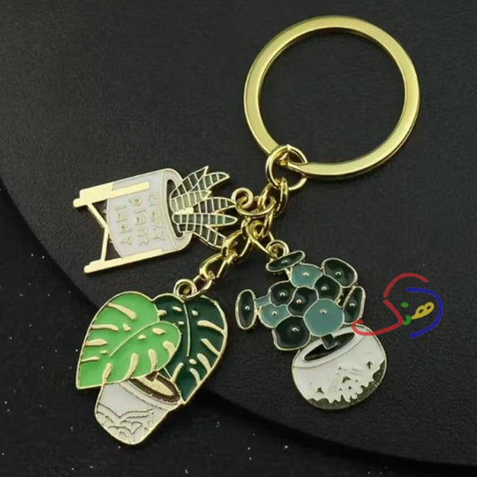 Succulent Keychain