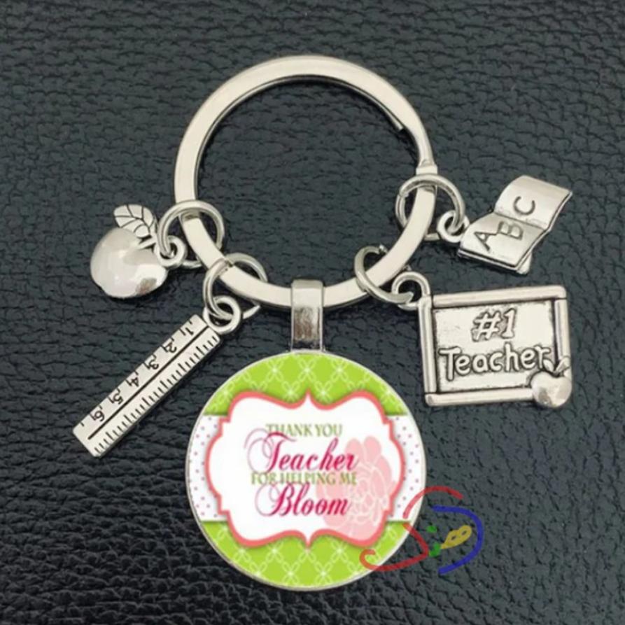 Thank U Teacher Keychain