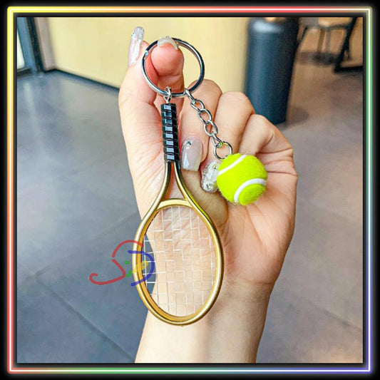 Tennis Keychain