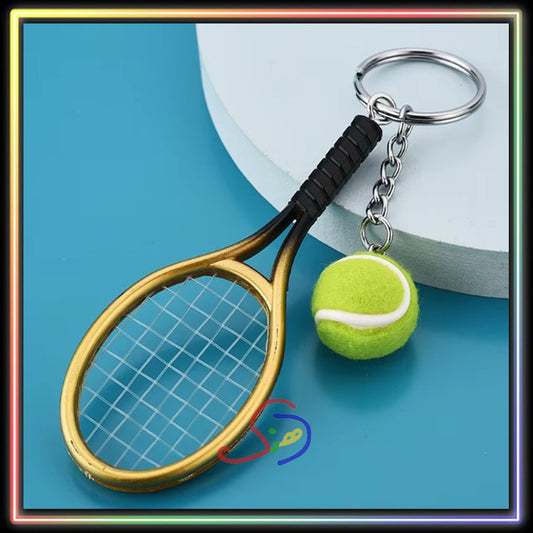 Tennis Keychain