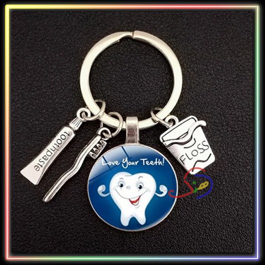 Dentist Keychain (Love your Teeth)