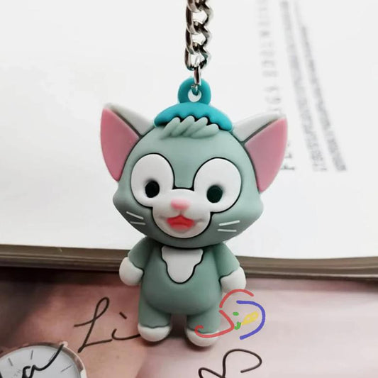 Silicone Tom Keychain