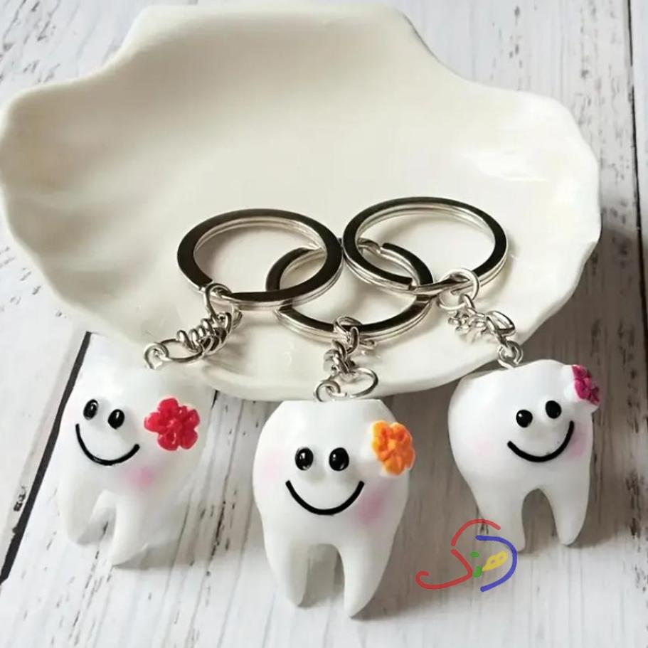 Smiling Tooth Keychain