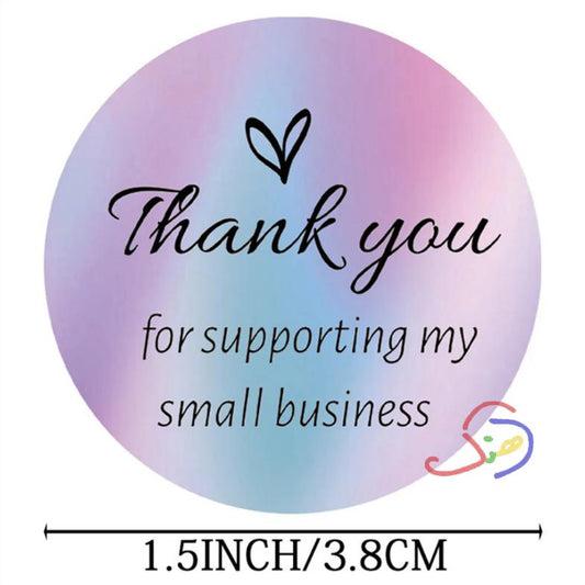 Thank you Stickers - Hologram