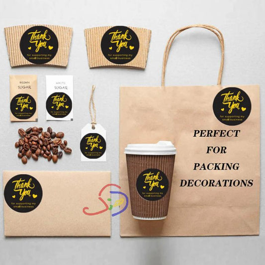 Calligraphic Thank You Stickers