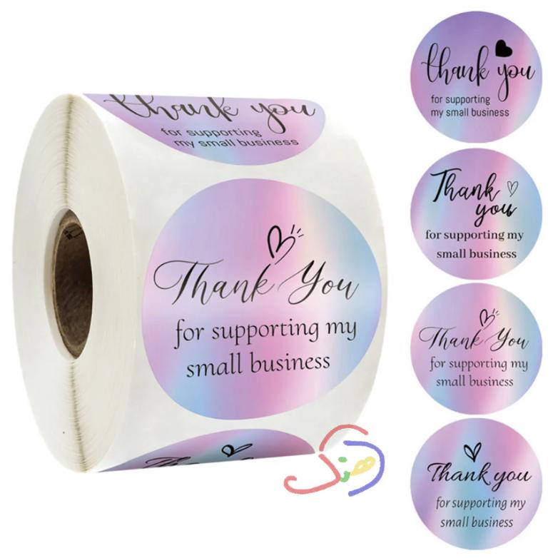 Thank you Stickers - Hologram