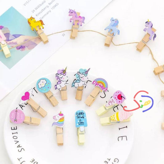 Unicorn Mini Pegs