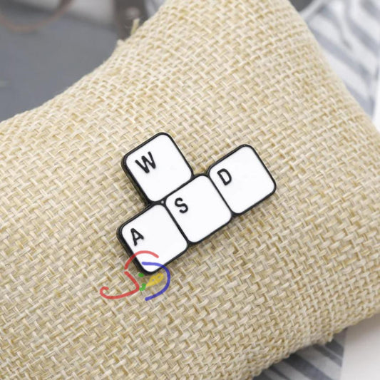 Gaming/ Keyboard Brooch Pin
