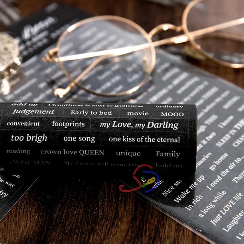 Vintage Love Phrases Stickers