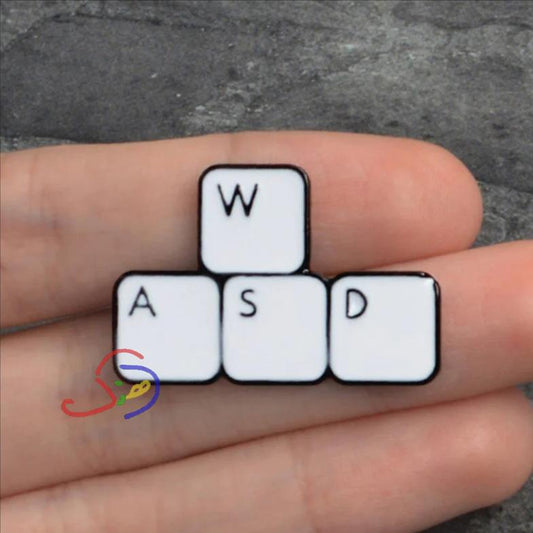 Gaming/ Keyboard Brooch Pin
