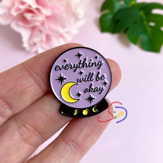 Will Be Okay Brooch