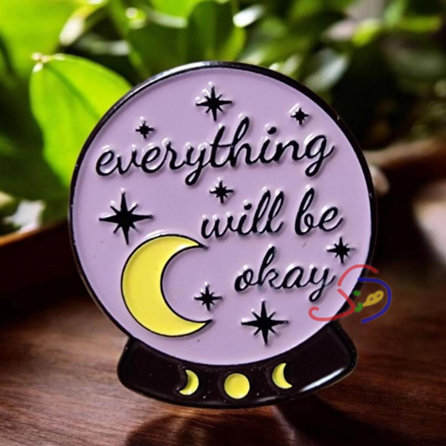 Will Be Okay Brooch