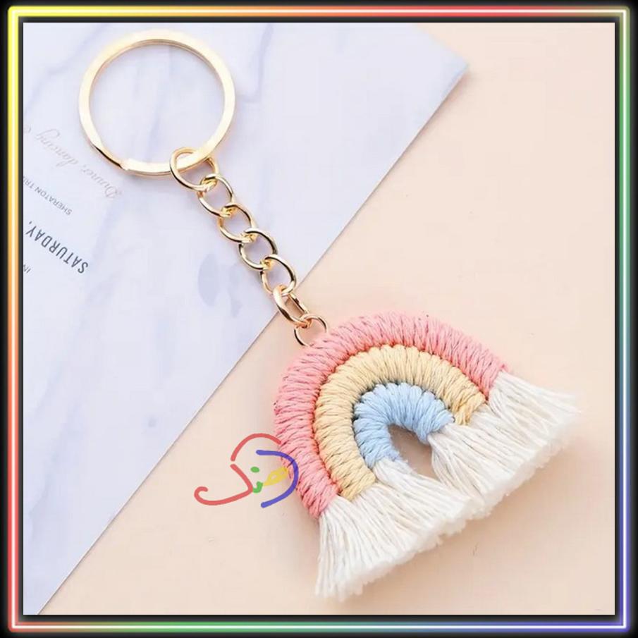Bohemian Rainbow Keychain
