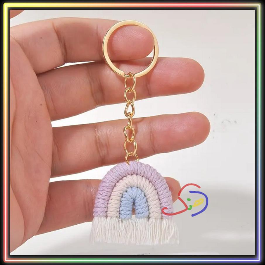 Bohemian Rainbow Keychain