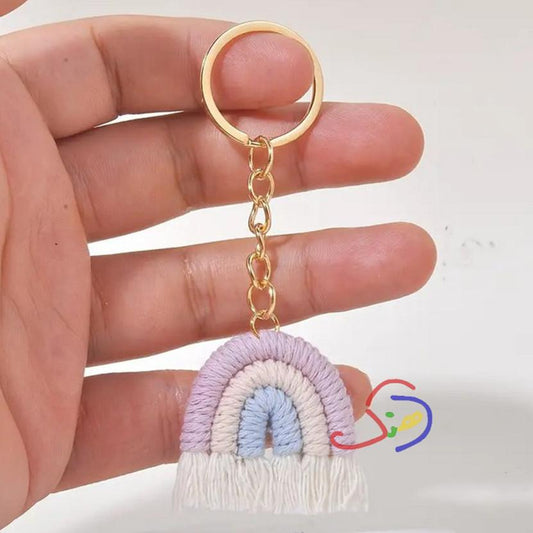 Bohemian Rainbow Keychain