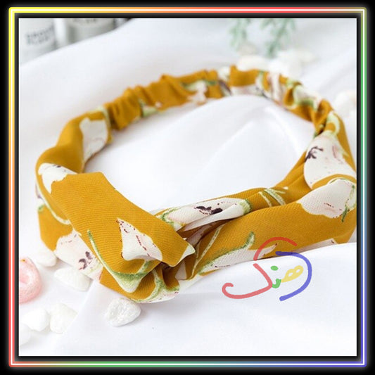 Mustard Floral Headband