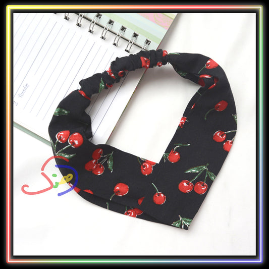 Cherry Bandana Headband