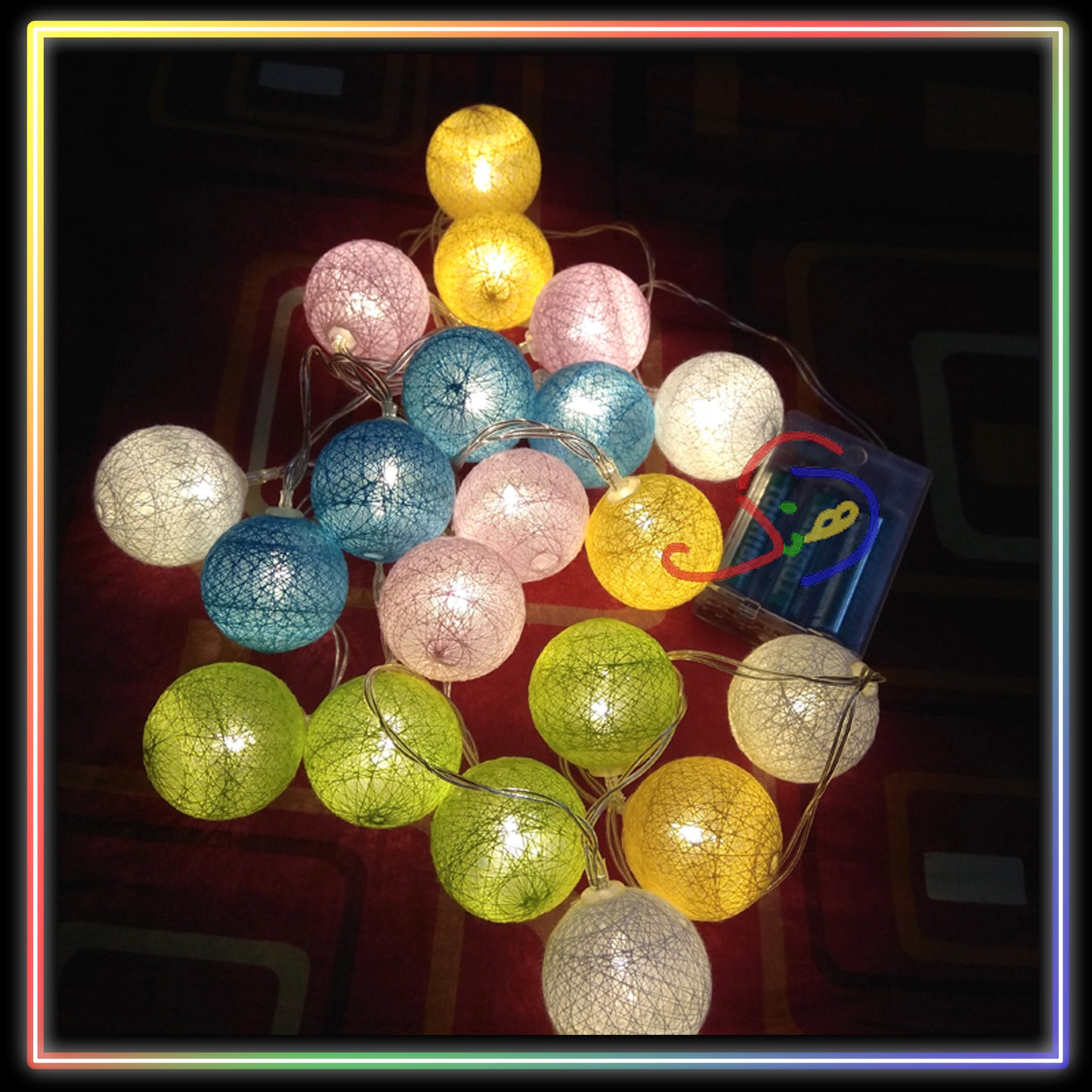 20 LED Ball Lights String