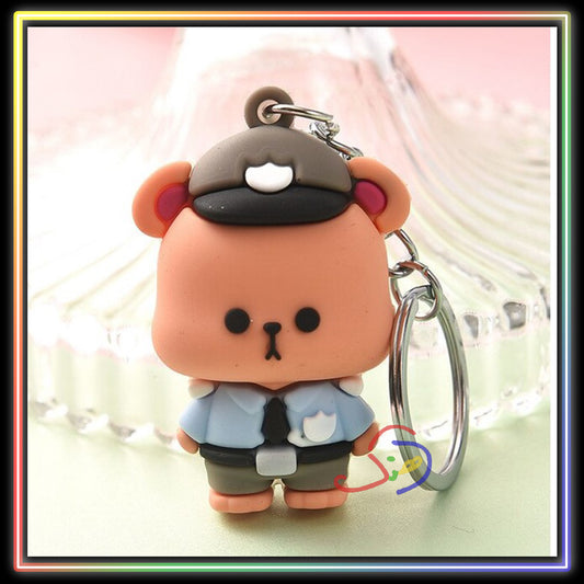 Silicone Cartoon Keychain