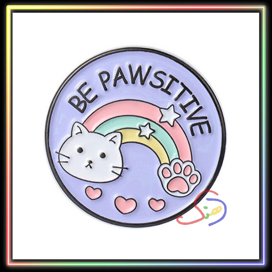Be Pawsitive Brooch Pin