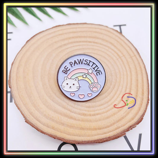 Be Pawsitive Brooch Pin