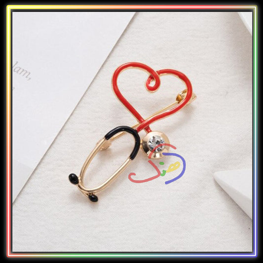 Big Heart Brooch Pin