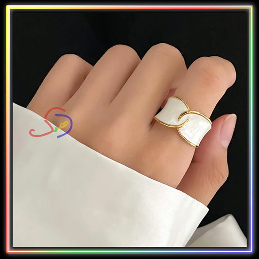 Wavy Enamel Ring