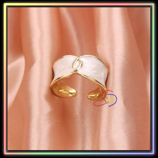 Wavy Enamel Ring