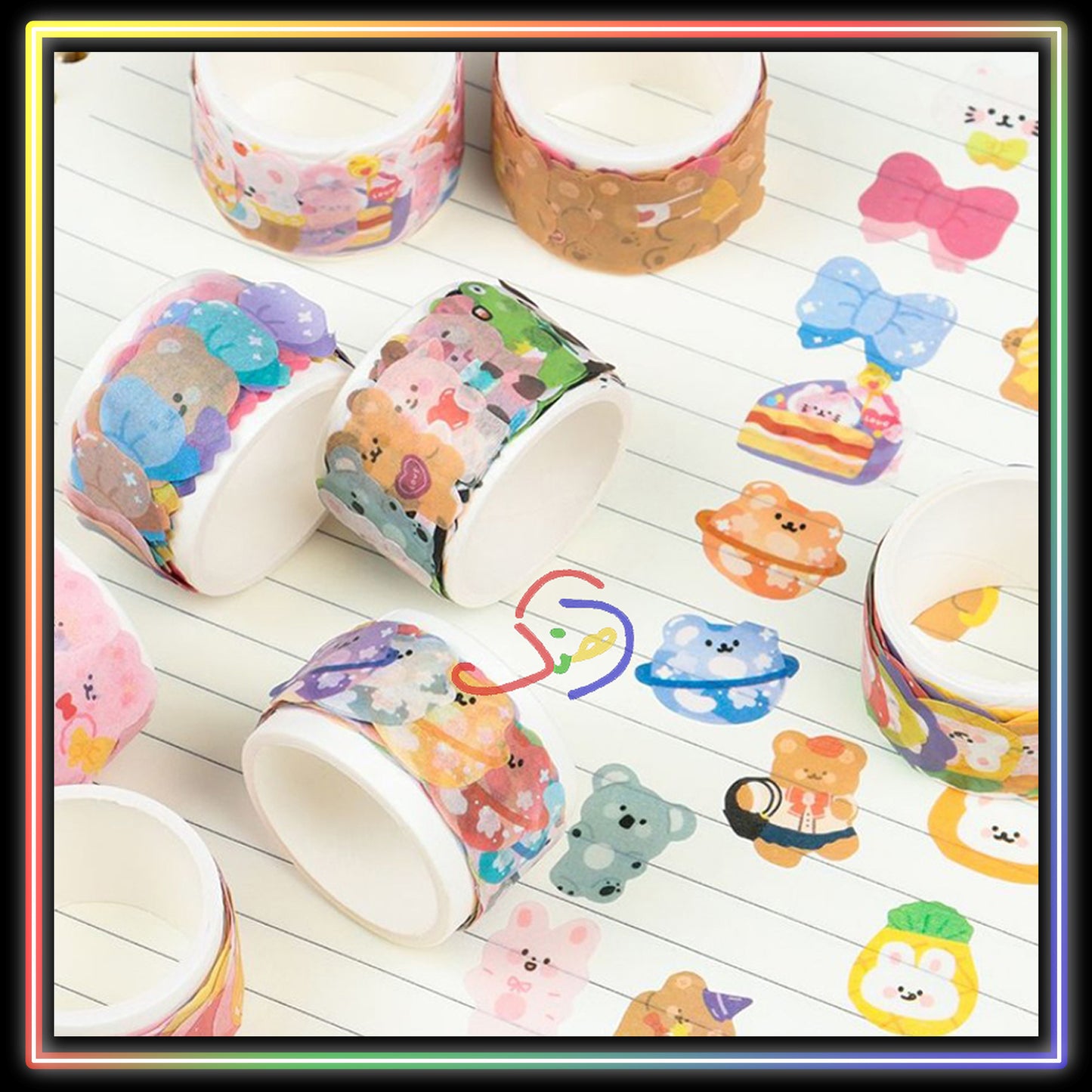 Bow Stickers Roll