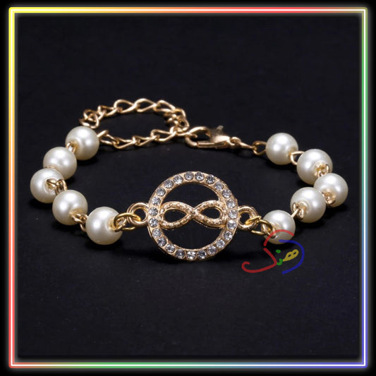 Pearly Infinity Bracelet