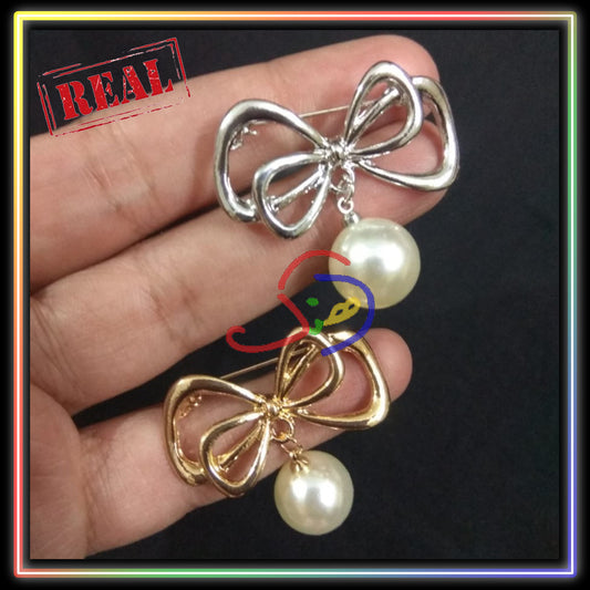 Pearly Brooch (Bow)