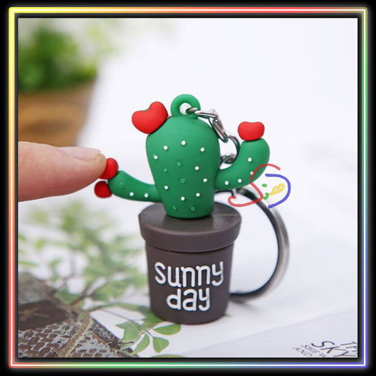 Cactus Keychain