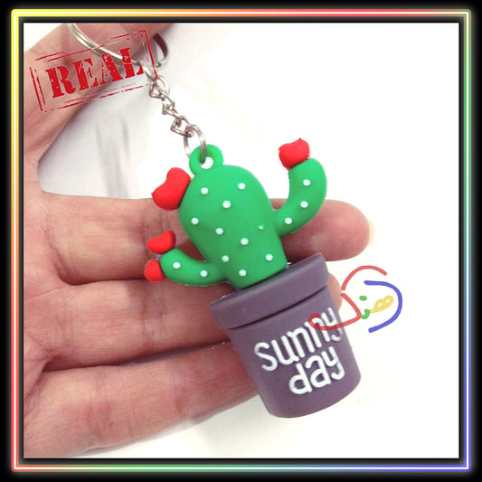 Cactus Keychain