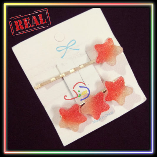 Candy Stars Hair Clips