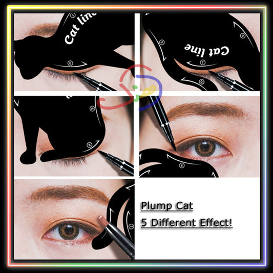 Cat Style Eyeliner Stencils