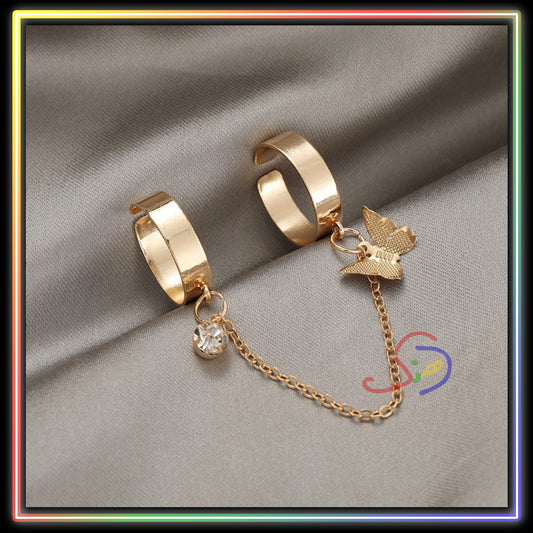 Butterfly Chained Rings