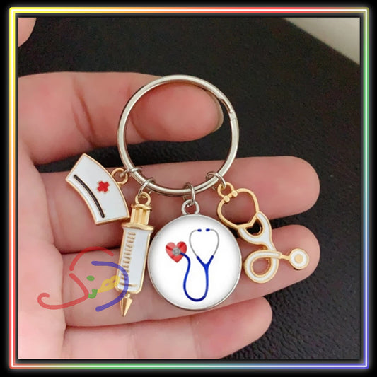 Doctor Heart Keychain