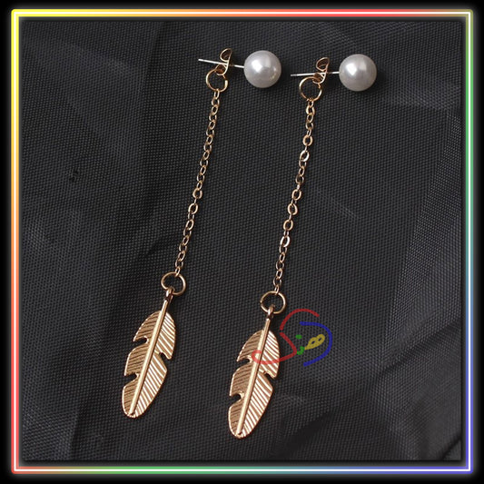Long Feather Earrings