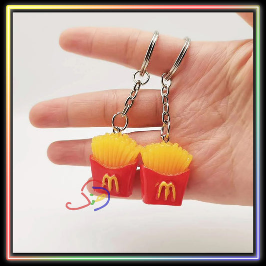 Fast Food Keychain