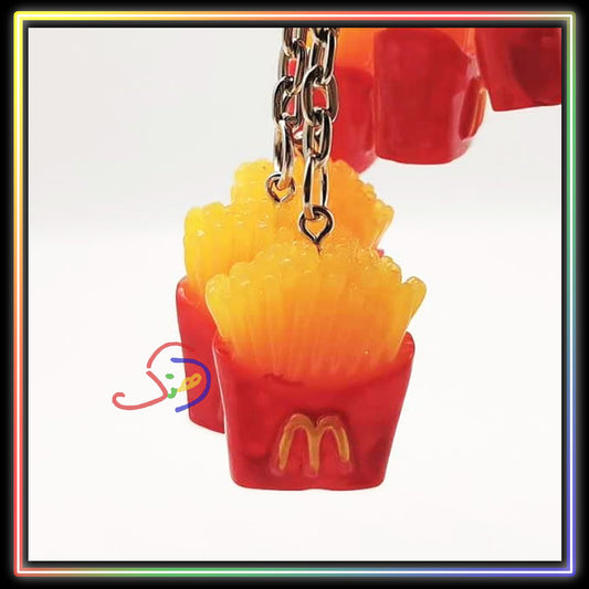 Fast Food Keychain
