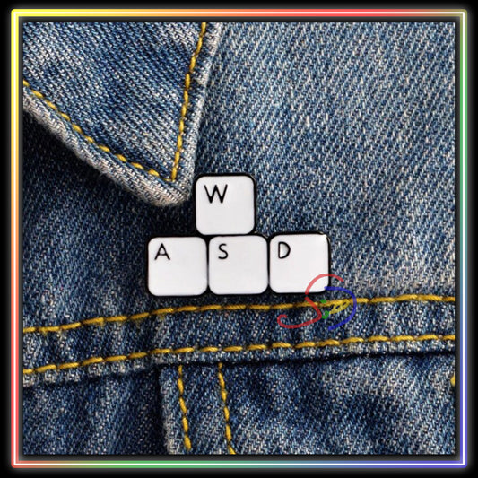 Gaming/ Keyboard Brooch Pin