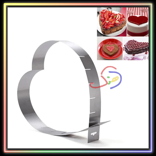 Adjustable Heart Cake Mold