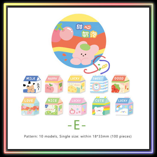 Funky Homes Stickers Roll