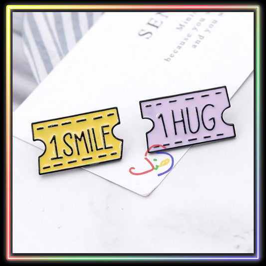 Hug & Smile Brooch