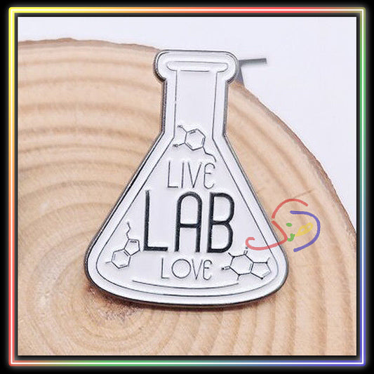 Lab Brooch Pin