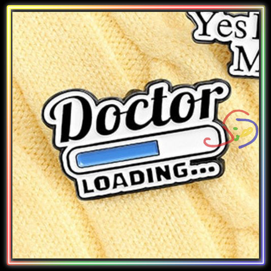 Doctor Loading Brooch