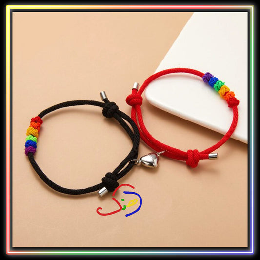 Hearty Magnetic Couple Bracelets