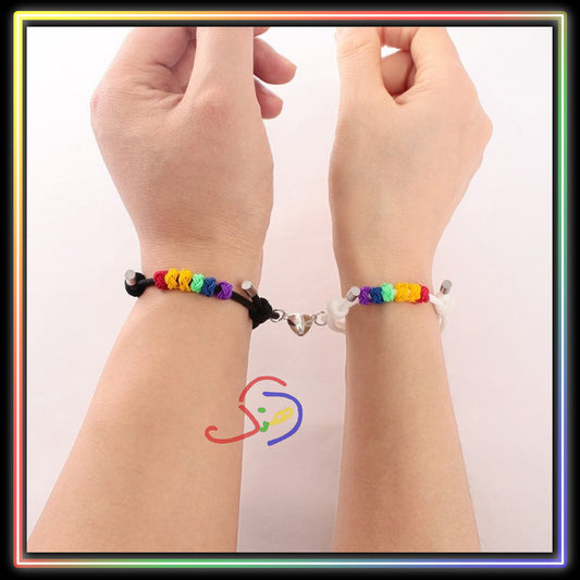 Hearty Magnetic Couple Bracelets