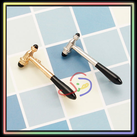Reflex Hammer Brooch (Medical)